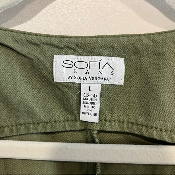 Sofia Jeans Green Twill Vest Large - Picture 5 of 7